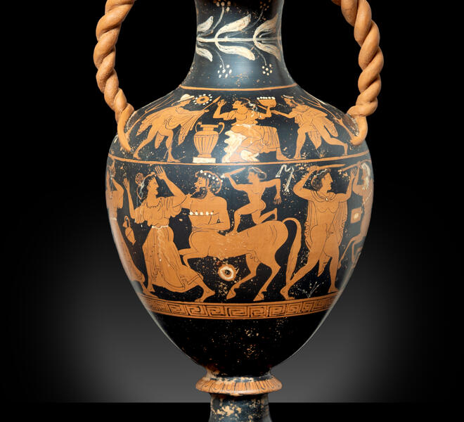 Etruscan Amphora with Twisted Handles